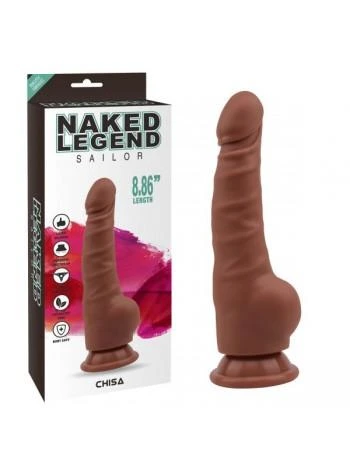 Naked Legend Sailor braon realističan dildo — 22,5 cm — CN 101779864